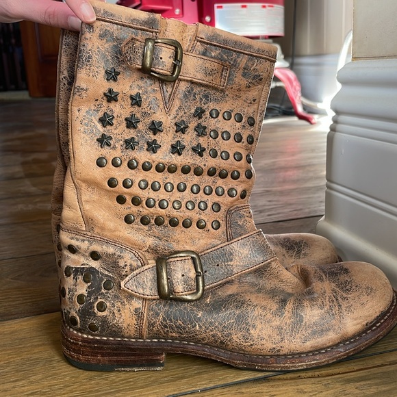 Bed Stu leather slip on boots in very good condition! Women’s Size 7 !!! - Picture 5 of 7